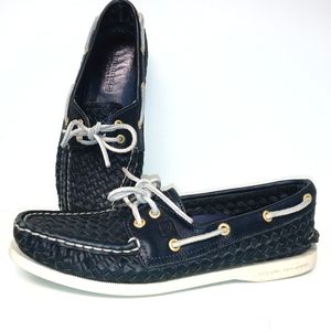 Sperry blue boatshoe. Womens. Size 8
